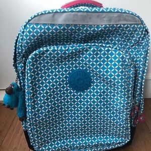 Large expandable Kipling backpack with laptop area